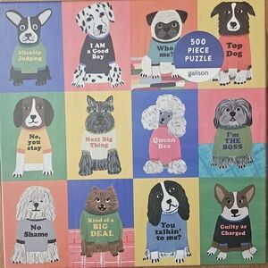 Dog Puzzle - 500 Piece Multicolor